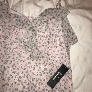 LULUS FLORAL MINI SUNDRESS